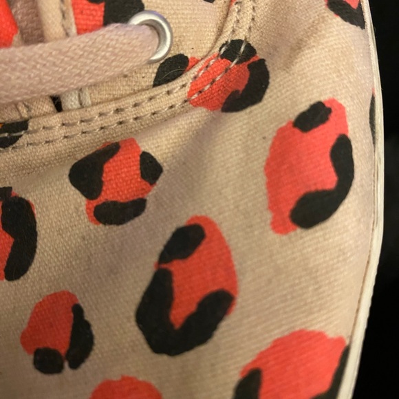 KEDS WOMENS CHAMPION LEOPARD CANVAS SNEAKERS - Picture 6 of 11